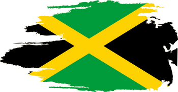 Grunge Jamaica Flag Illustration